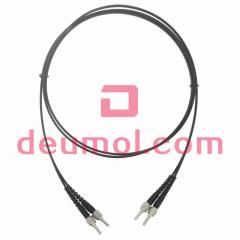 SMA905 1.0mm Plastic Optical Fiber Cable Assemblies, SMA/SMA POF Patch Cords, Duplex 8M